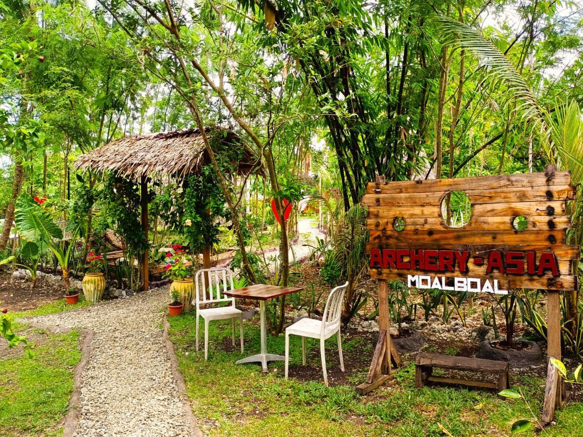 Archery-Asia Nipa Huts Moalboal Exterior foto
