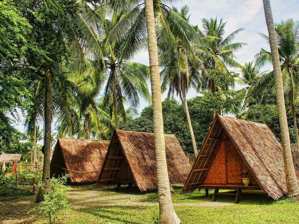 Hotel Archery-Asia Nipa Huts Moalboal Exterior foto